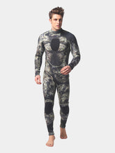 MYLEDI Men 1.5MM Neoprene One Piece Camo Wetsuit Green